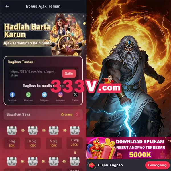 333V Bonus Member Baru 100%